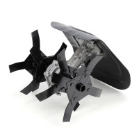 Культиваторна насадка для мотокоси із міцним залізним кожухом 26 мм 9 шліців